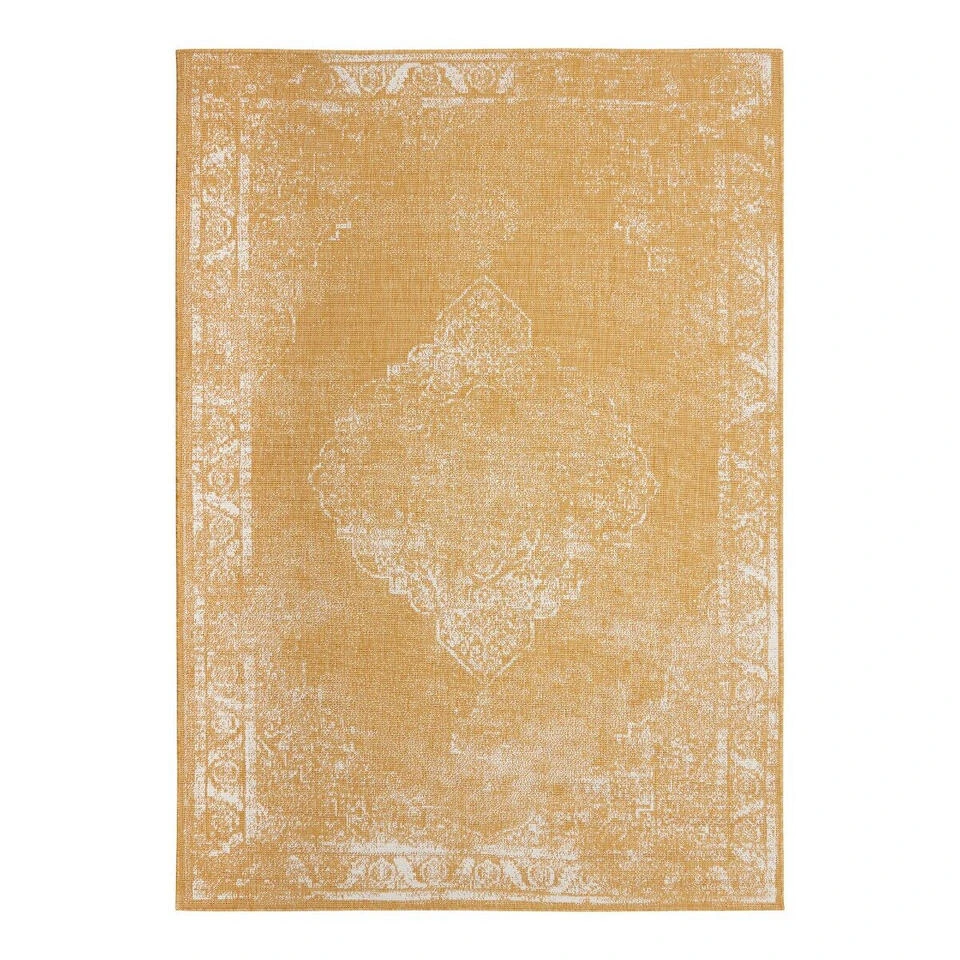 Buitenkleed Sage - Geel/Okergeel - Dubbelzijdig - EVA Interior - 200 X 290 Cm 3 Buitenkleed Sage - Geel/Okergeel - Dubbelzijdig - EVA Interior - 200 X 290 Cm