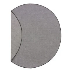 Rond Buitenkleed Mono - Zwart/Wit - Dubbelzijdig - EVA Interior - Rond 240 Ø -Tapijt Wereld 1000089491 0101