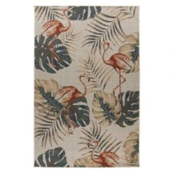 Capri Flamingo Vloerkleed Binnen En Buiten Laagpolig Multi - 200x290 CM