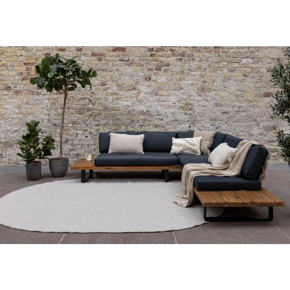 Buitenkleed Ovaal Mono - Grijs/Wit - Dubbelzijdig - EVA Interior - 160 X 230 Cm 6 Buitenkleed Ovaal Mono - Grijs/Wit - Dubbelzijdig - EVA Interior - 160 X 230 Cm - Afbeelding 4