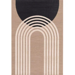 Garden Impressions Buitenkleed Art Deco 200x290cm - Circle Taupe