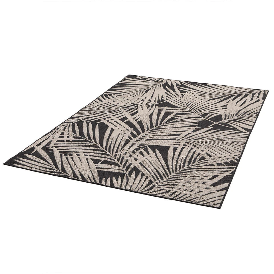 Garden Impressions Buitenkleed Naturalis 120x170cm - Palm Taupe 4 Garden Impressions Buitenkleed Naturalis 120x170cm - Palm Taupe - Afbeelding 2