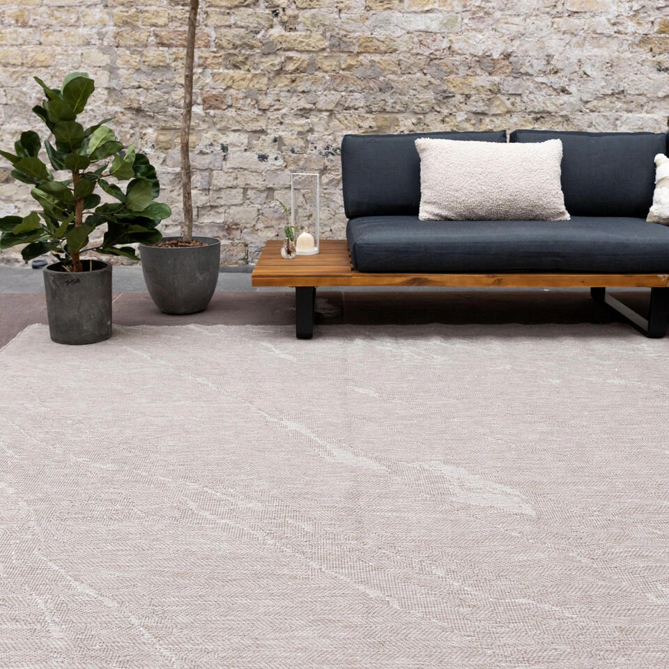 Buitenkleed Marble - Naturel/wit - Dubbelzijdig - EVA Interior - 200 X 290 Cm 4 Buitenkleed Marble - Naturel/wit - Dubbelzijdig - EVA Interior - 200 X 290 Cm - Afbeelding 2