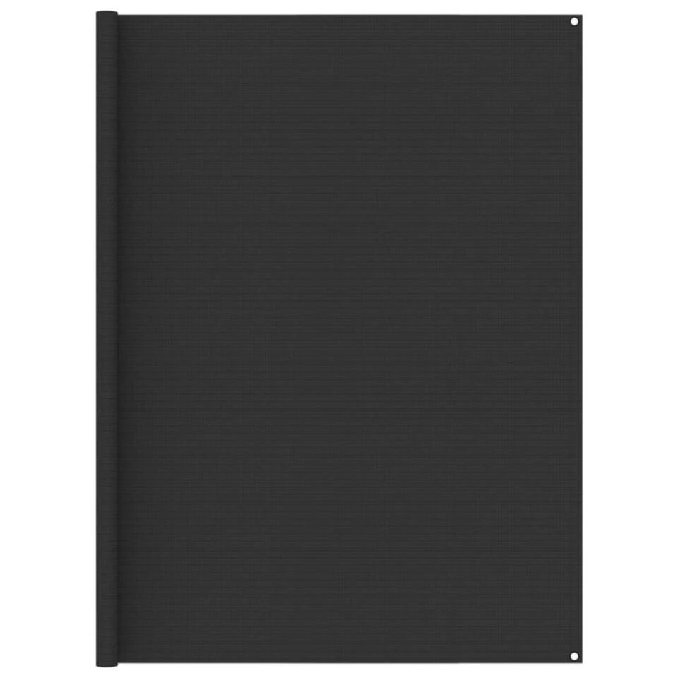 VidaXL Tenttapijt 250x250 Cm HDPE Antracietkleurig 3 VidaXL Tenttapijt 250x250 Cm HDPE Antracietkleurig