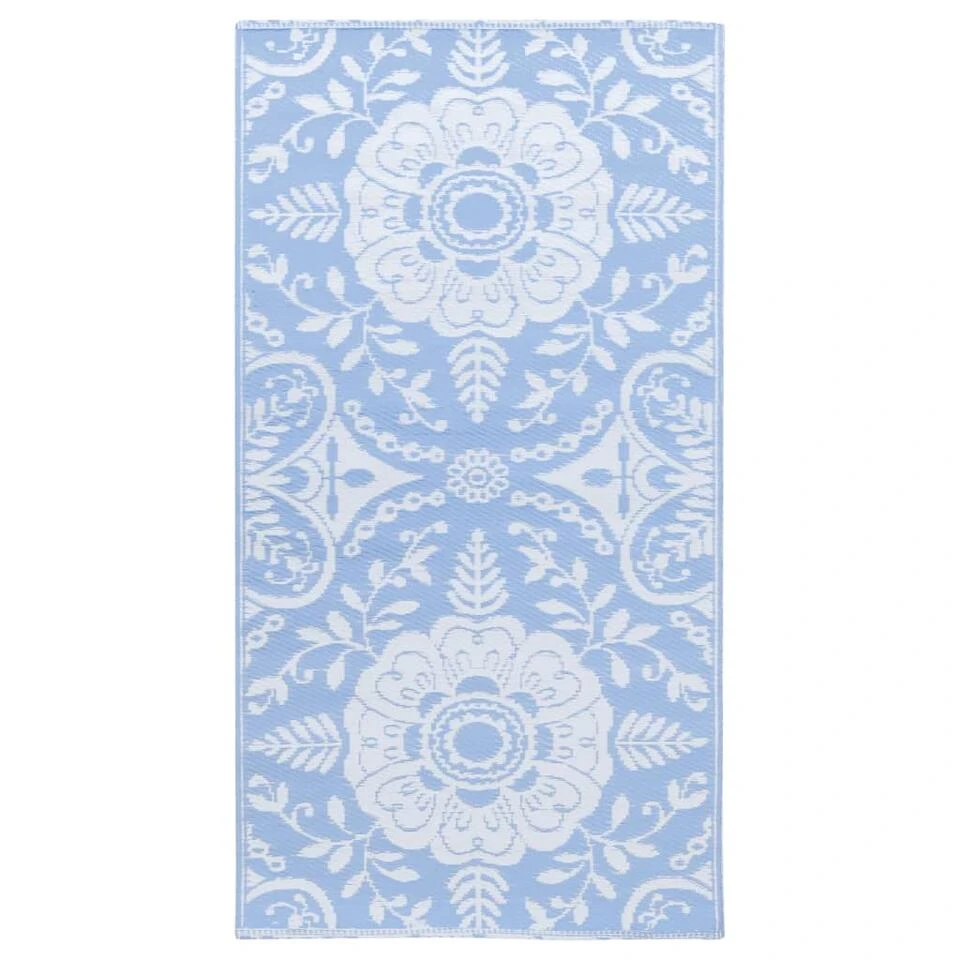 VidaXL Buitenkleed 80x150 Cm PP Babyblauw 3 VidaXL Buitenkleed 80x150 Cm PP Babyblauw
