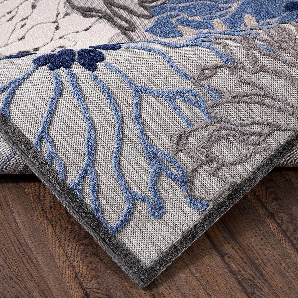 Garden Binnen En Buitenvloerkleed Laagpolig Outdoor Grijs - 120x170 CM 6 Garden Binnen En Buitenvloerkleed Laagpolig Outdoor Grijs - 120x170 CM - Afbeelding 4