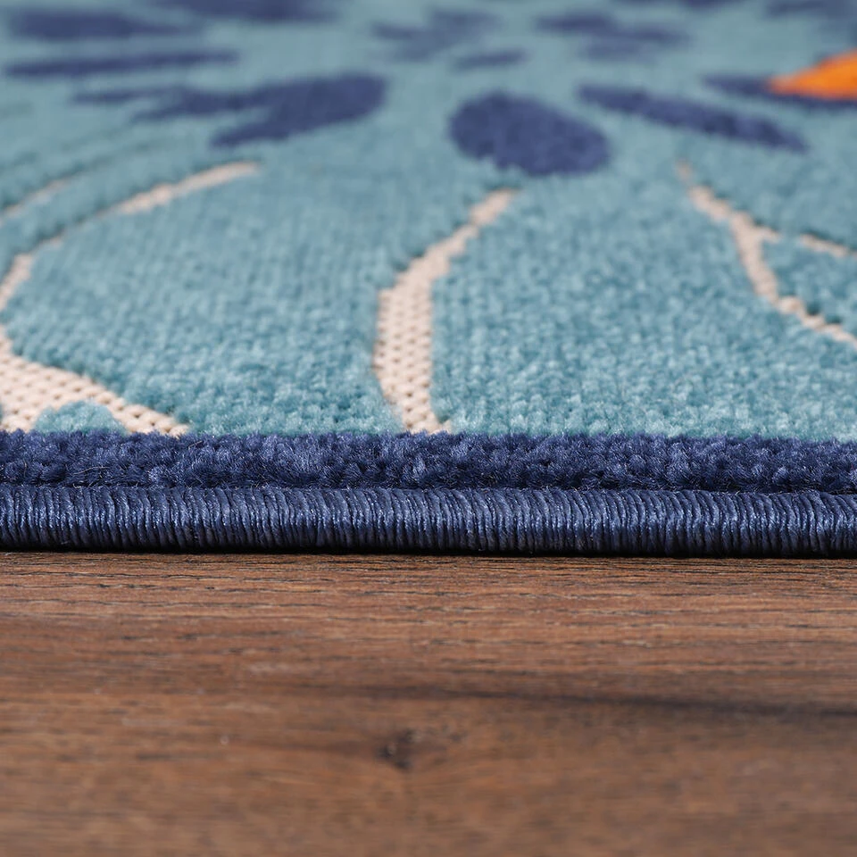 Floral Garden Binnen En Buitenvloerkleed Laagpolig Outdoor Multi - 120x170 CM 5 Floral Garden Binnen En Buitenvloerkleed Laagpolig Outdoor Multi - 120x170 CM - Afbeelding 3