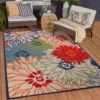 Floral Garden Binnen En Buitenvloerkleed Laagpolig Outdoor Multi - 120x170 CM -Tapijt Wereld 1000092533