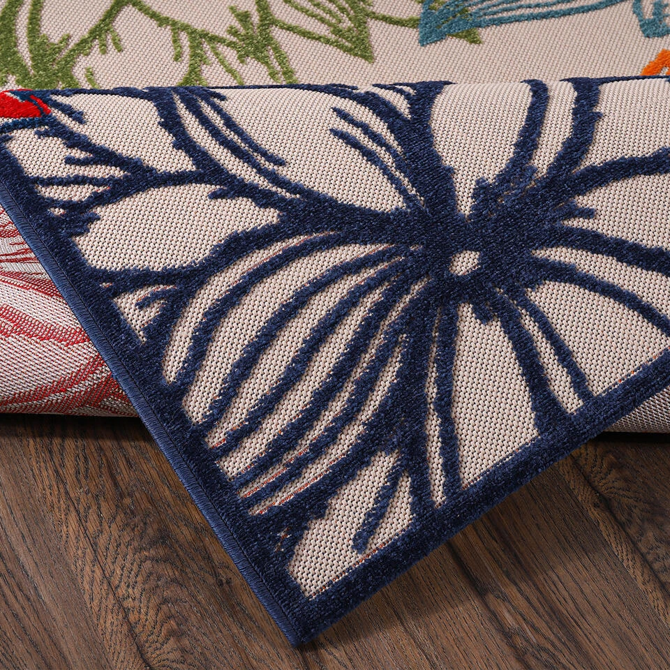 Garden Binnen En Buitenvloerkleed Laagpolig Outdoor Multi - 120x170 CM 6 Garden Binnen En Buitenvloerkleed Laagpolig Outdoor Multi - 120x170 CM - Afbeelding 4
