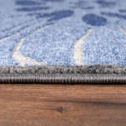 Floral Garden Binnen En Buitenvloerkleed Laagpolig Outdoor Grijs - 200x290 CM -Tapijt Wereld 1000092544 0102