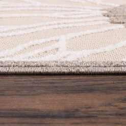 Floral Garden Binnen En Buitenvloerkleed Laagpolig Outdoor Creme - 140x200 CM 8 Floral Garden Binnen En Buitenvloerkleed Laagpolig Outdoor Creme - 140x200 CM -Tapijt Wereld 1000092575 0102