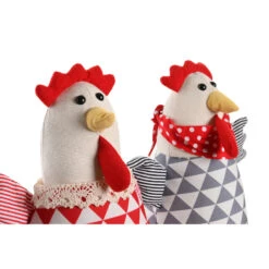 Items Deurstopper Kip - Rood Basis - 1 Kilo Gewicht - 17 X 24 Cm 6 Items Deurstopper Kip - Rood Basis - 1 Kilo Gewicht - 17 X 24 Cm -Tapijt Wereld 1000093256 0101