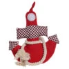 Items Deurstopper Anker - Rood/wit - 1 Kilo - 26 X 28 Cm -Tapijt Wereld 1000093259