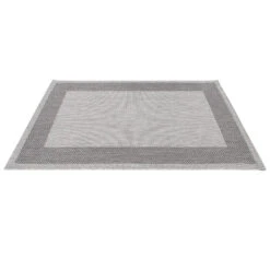 Vloerkleed Frame Grey/Black 160x230cm Voor Binnen En Buiten -Tapijt Wereld 1000093804 0103