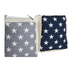 Items Deurstopper Stars - Grijs/wit - 1 Kilo - 16 X 18 Cm -Tapijt Wereld 1000095169 0101