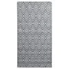 VidaXL Buitenkleed 190x290 Cm PP Wit En Zwart -Tapijt Wereld 1000096319