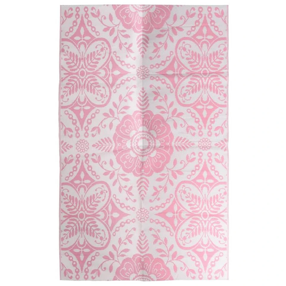 VidaXL Buitenkleed 160x230 Cm PP Roze 3 VidaXL Buitenkleed 160x230 Cm PP Roze