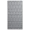 VidaXL Buitenkleed 120x180 Cm PP Wit En Zwart -Tapijt Wereld 1000096347
