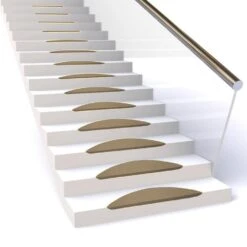 Trapmaantje Spurt - Beige - 20x56 Cm - 15 Stuks -Tapijt Wereld 1000097537 0102