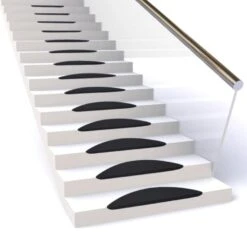 Trapmaantje Spurt - Antraciet - 20x56 Cm - 15 Stuks 8 Trapmaantje Spurt - Antraciet - 20x56 Cm - 15 Stuks -Tapijt Wereld 1000097555 0102