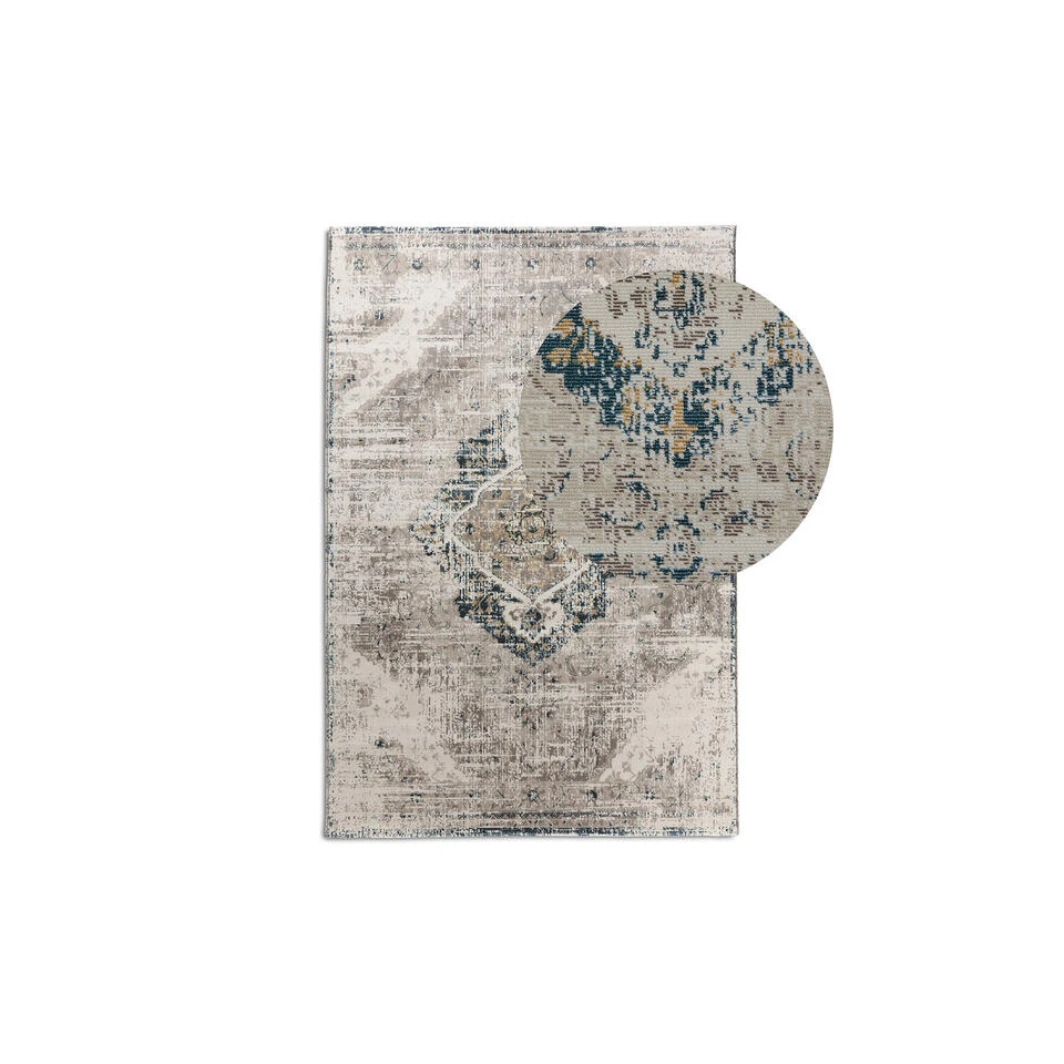 Lifa Living Aqua Vloerkleed - Beige/Dark Blue - 160 X 230 Cm 3 Lifa Living Aqua Vloerkleed - Beige/Dark Blue - 160 X 230 Cm