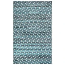 Beliani Outdoortapijt - BALOTRA Blauw Polypropyleen 120x180 Cm