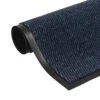 VidaXL Droogloopmatten 2 St Rechthoekig Getuft 60x90 Cm Blauw -Tapijt Wereld 1118630170