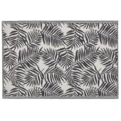 Beliani Outdoortapijt - KOTA Zwart Polypropyleen 120x180 Cm