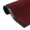 VidaXL Droogloopmat Rechthoekig Getuft 90x150 Cm Rood 1 VidaXL Droogloopmat Rechthoekig Getuft 90x150 Cm Rood -Tapijt Wereld 1152972507