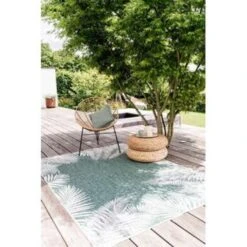 Eva Interior Buiten Vloerkleed - Leaf - Groen - 160x230 Cm -Tapijt Wereld 1197181843 0103