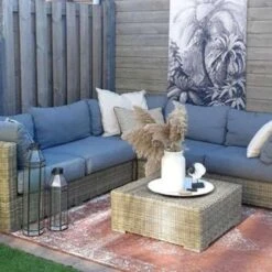 Eva Interior Buiten Vloerkleed - Sage- Roest - 200x290 Cm -Tapijt Wereld 1212607068 0101