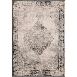 Eva Interior Buiten Vloerkleed - Sage- Zwart - 200x290 Cm -Tapijt Wereld 1299050166 0103