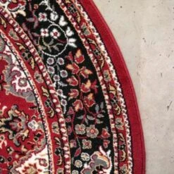 Interieur05 Vloerkleed Nain - Rood - Perzisch - 235Ø -Tapijt Wereld 1317538386 0102