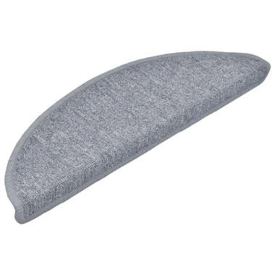 VidaXL 15 St Trapmatten 56x17x3 Cm Lichtgrijs 3 VidaXL 15 St Trapmatten 56x17x3 Cm Lichtgrijs