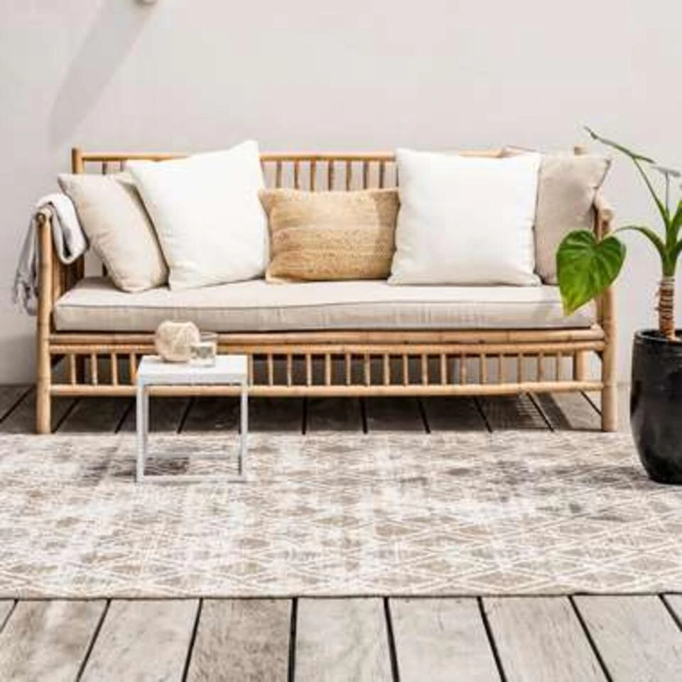 Eva Interior Buiten Vloerkleed Frost - Bruin/Wit - 280x380 Cm 4 Eva Interior Buiten Vloerkleed Frost - Bruin/Wit - 280x380 Cm - Afbeelding 2