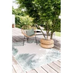 Eva Interior Buiten Vloerkleed - Leaf - Groen - 200x290 Cm -Tapijt Wereld 1676338276 0102