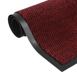 VidaXL Droogloopmatten 2 St Rechthoekig Getuft 80x120 Cm Rood