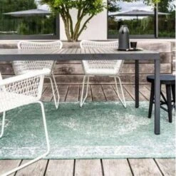 Eva Interior Buiten Vloerkleed - Sage- Groen- 160x230 Cm -Tapijt Wereld 1773066710 0101