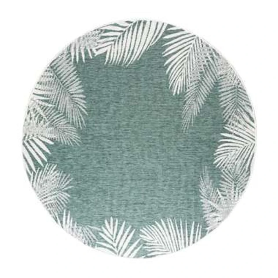 Eva Interior Buitenkleed Leaf Buitenkleed 200 Rond Groen 4 Eva Interior Buitenkleed Leaf Buitenkleed 200 Rond Groen - Afbeelding 2