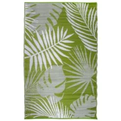 Esschert Design Buitenkleed 241x152 Cm Jungle Bladeren OC22 -Tapijt Wereld 1df5be81e6f9484289553b70d7efd774