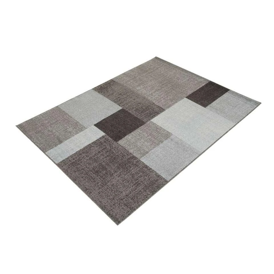 Vloerkleed Casa Blok - Grijs - 160x230 Cm 5 Vloerkleed Casa Blok - Grijs - 160x230 Cm - Afbeelding 3