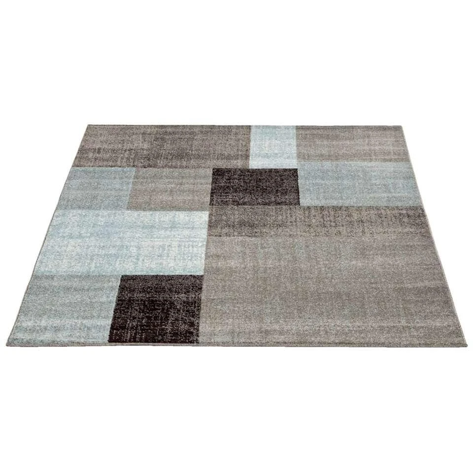 Vloerkleed Casa Blok - Grijs - 160x230 Cm 3 Vloerkleed Casa Blok - Grijs - 160x230 Cm