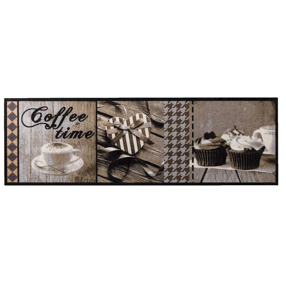 Keukenloper Coffee Time - 50x150 Cm 3 Keukenloper Coffee Time - 50x150 Cm