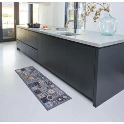 Keukenloper Patchwork - Grijs - 50x150 Cm -Tapijt Wereld 28201057 9051