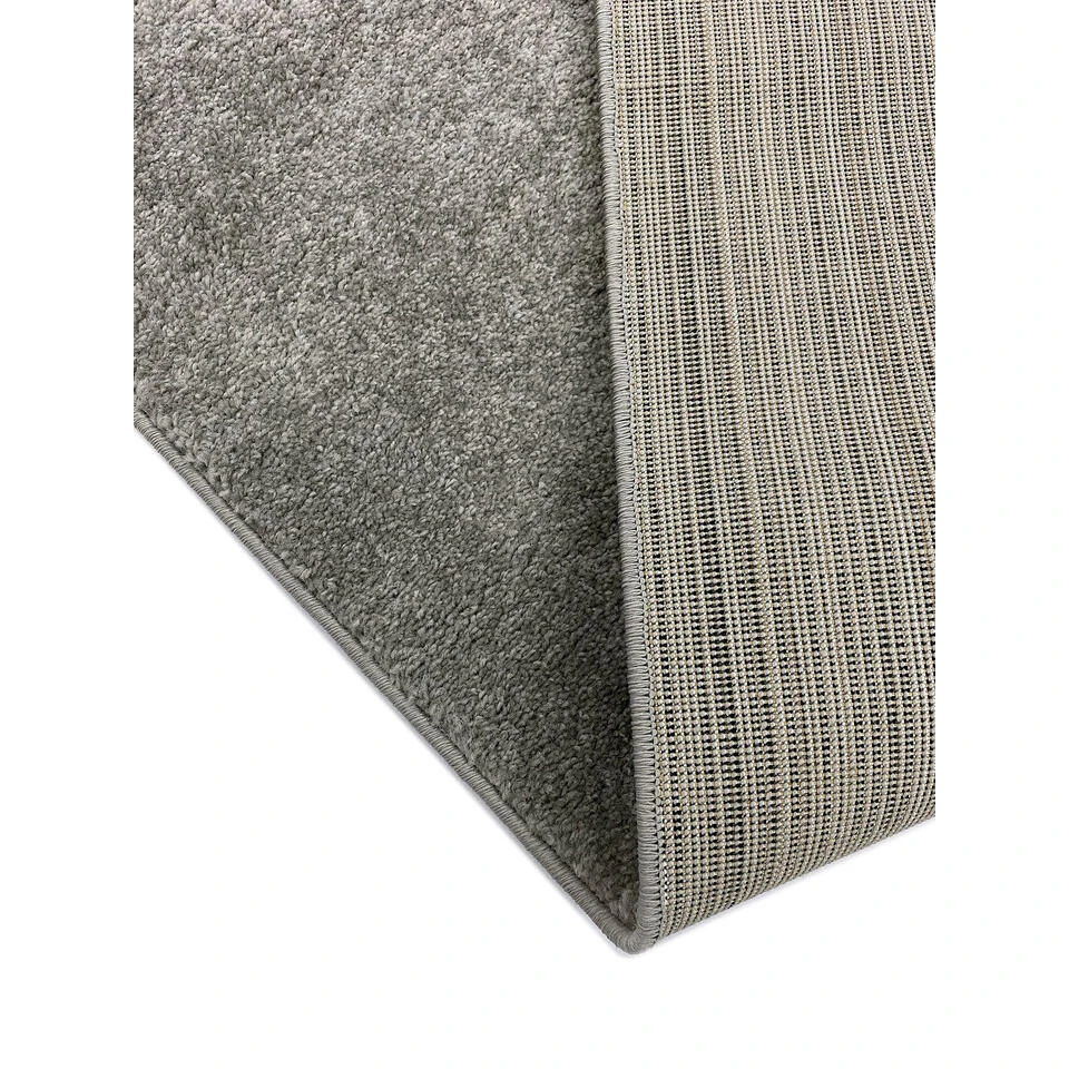 Relax Effen Vloerkleed Laagpolig Grijs - 120X170 CM 5 Relax Effen Vloerkleed Laagpolig Grijs - 120X170 CM - Afbeelding 3
