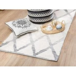 Beliani Shaggy - PENDIK Beige Katoen 80x150 Cm -Tapijt Wereld 3b7fb08afa33470ead95d1998a7ff80f