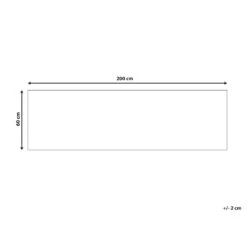 Beliani Loper - KARUNGAL Zwart Polyester 60x200 Cm 8 Beliani Loper - KARUNGAL Zwart Polyester 60x200 Cm -Tapijt Wereld 3f7a78486d3f4a8ebe87dbcbb6617622