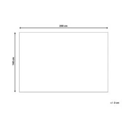 Beliani Laagpolig - SIVAS Rood Katoen 140x200 Cm -Tapijt Wereld 469dfc17b4194cf987463fb714ce691c 1