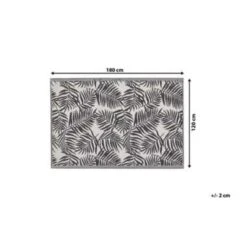 Beliani Outdoortapijt - KOTA Zwart Polypropyleen 120x180 Cm -Tapijt Wereld 5cdaf91c75e74e31ace034bdc36caec0