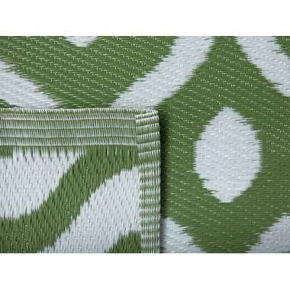 Beliani Outdoortapijt - PUNE Groen Polypropyleen 120x180 Cm 5 Beliani Outdoortapijt - PUNE Groen Polypropyleen 120x180 Cm - Afbeelding 3